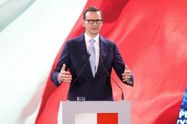 Wybory 2023. Morawiecki ostro do Tuska: Trzeba mu powiedzieć nie, a jak nie zrozumie to "Auf Wiedersehen"