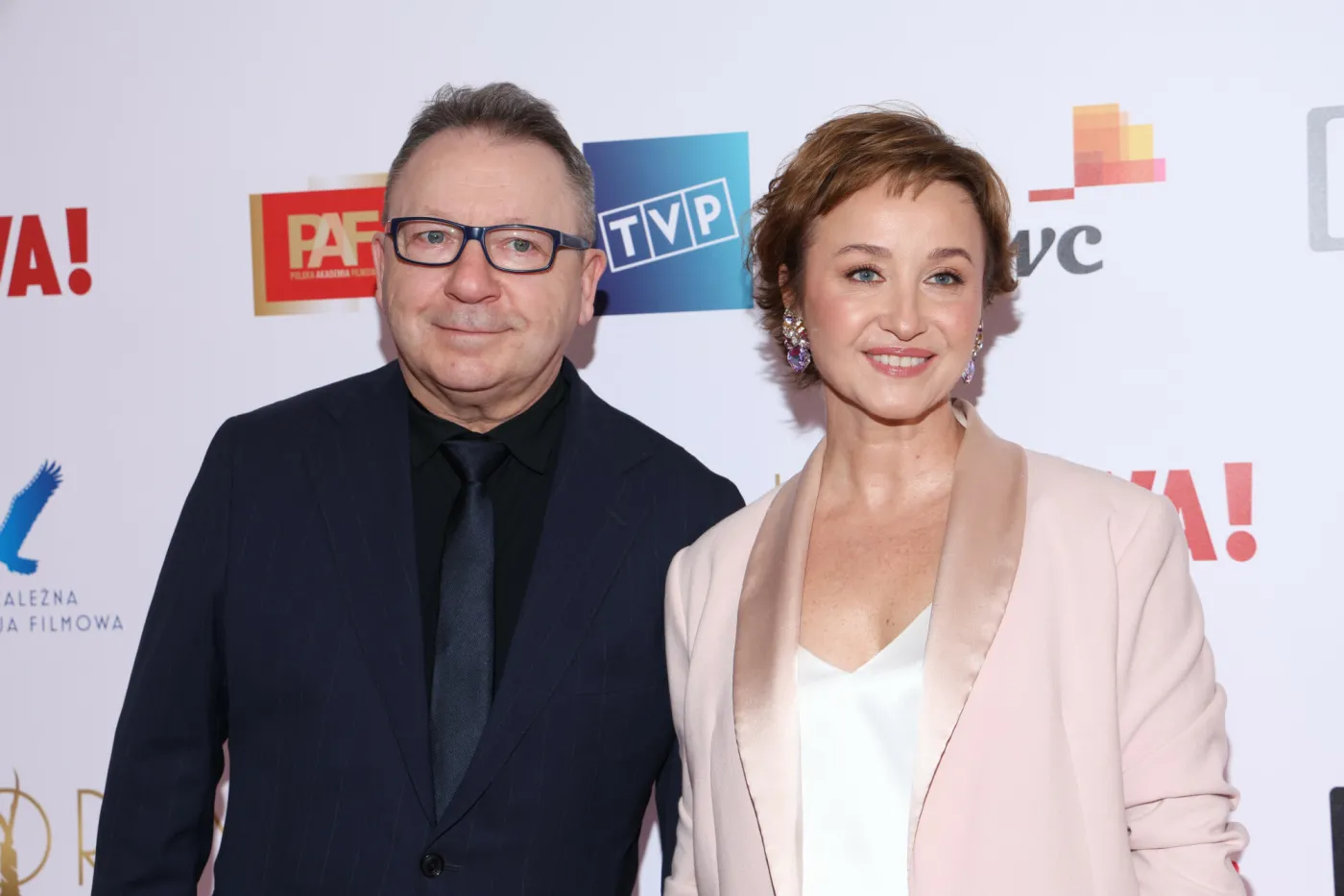 Gabriela Muskała i Zbigniew Zamachowski na gali Orłów. Trzymali się za ręce [FOTO]