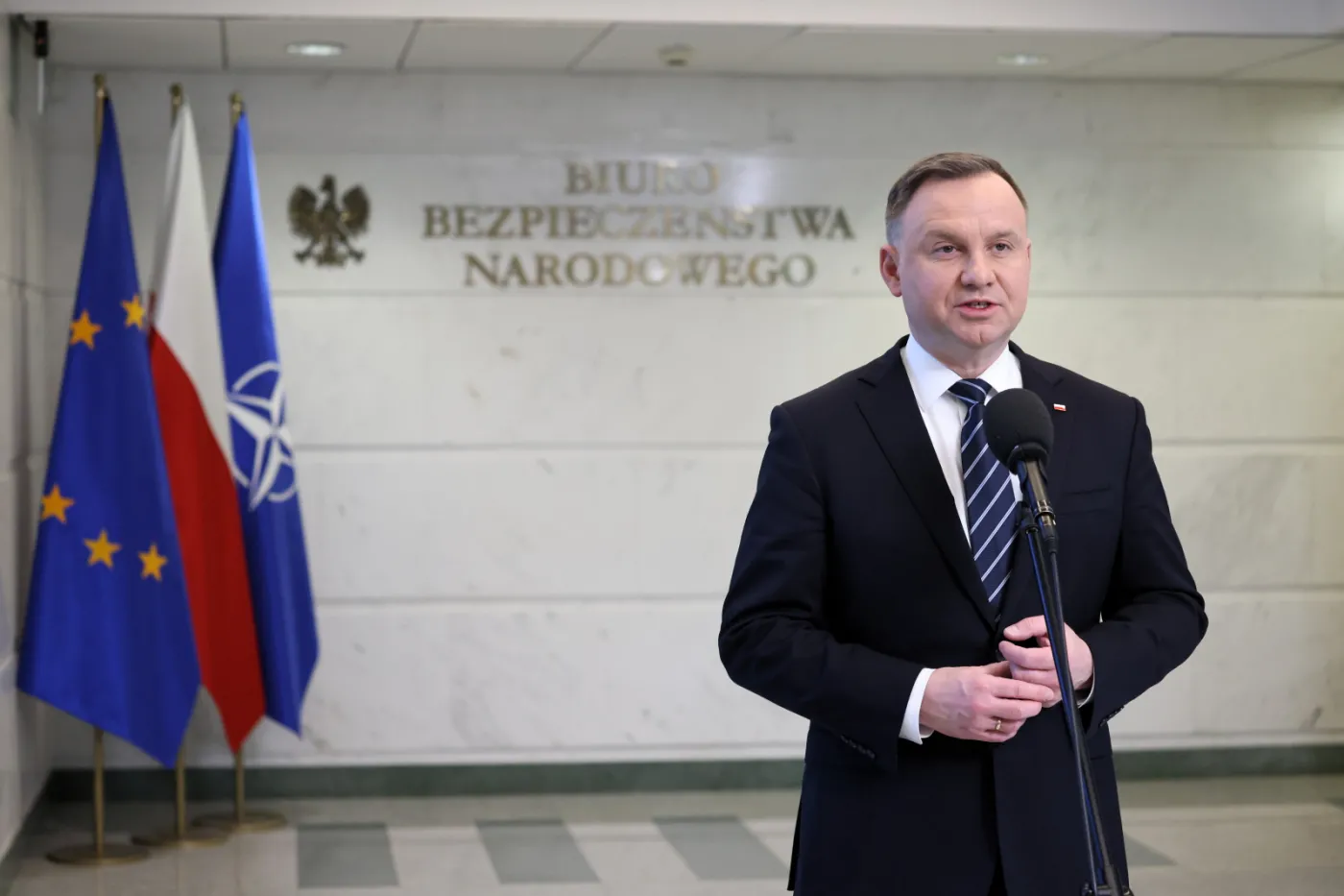 Prezydent Duda: Mamy do czynienia z gwałtem na suwerennym i niepodległym państwie