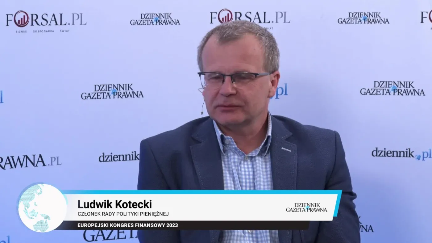 Kotecki z RPP: Dzisiejszy poziom stóp procentowych nie gwarantuje stabilizacji cen