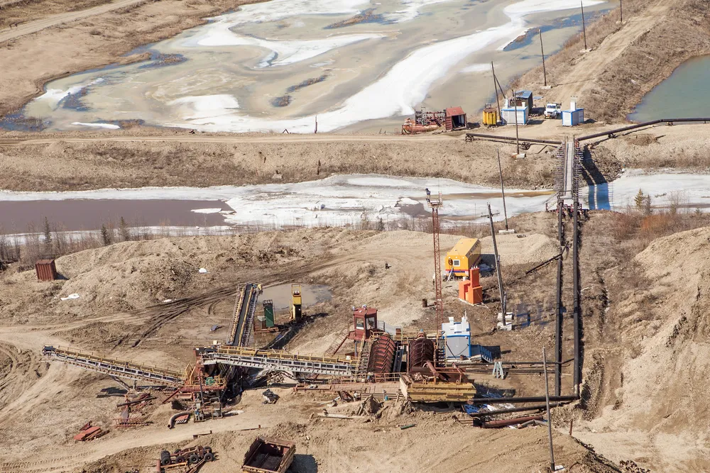 Kopalnie złota w Rosji odpowiadają za zanieczyszczenie prawie 1500 km rzek na Syberii