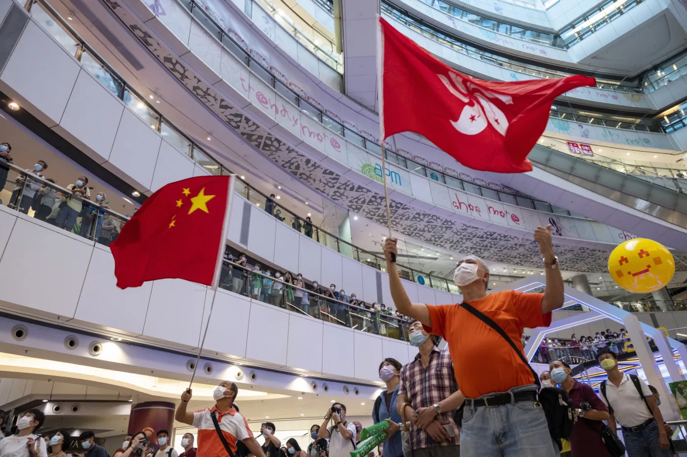 Hongkong: Mężczyzna buczał podczas hymnu Chin, grodzi mu 9 lat więzienia