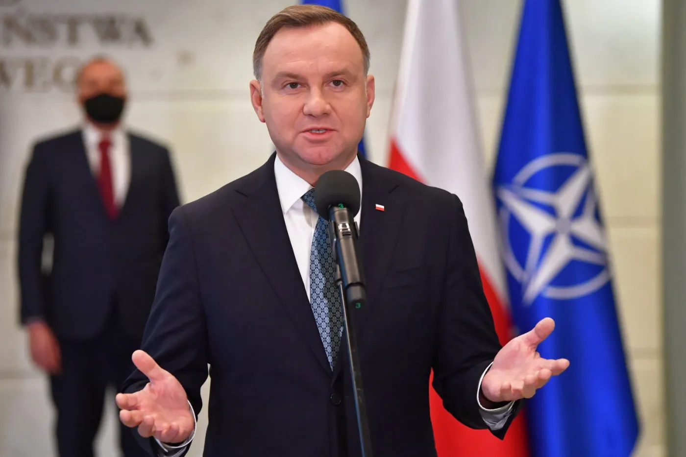 Duda: Polska chciałaby sankcji dla wszystkich zaangażowanych w zwożenie migrantów na Białoruś