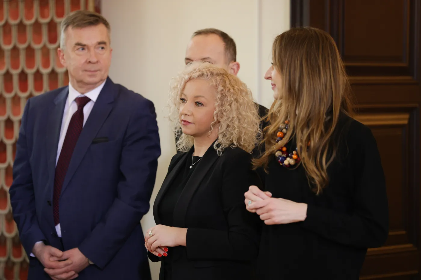 Przekazanie Betlejemskiego Swiatla Pokoju przed posiedzeniem rzadu