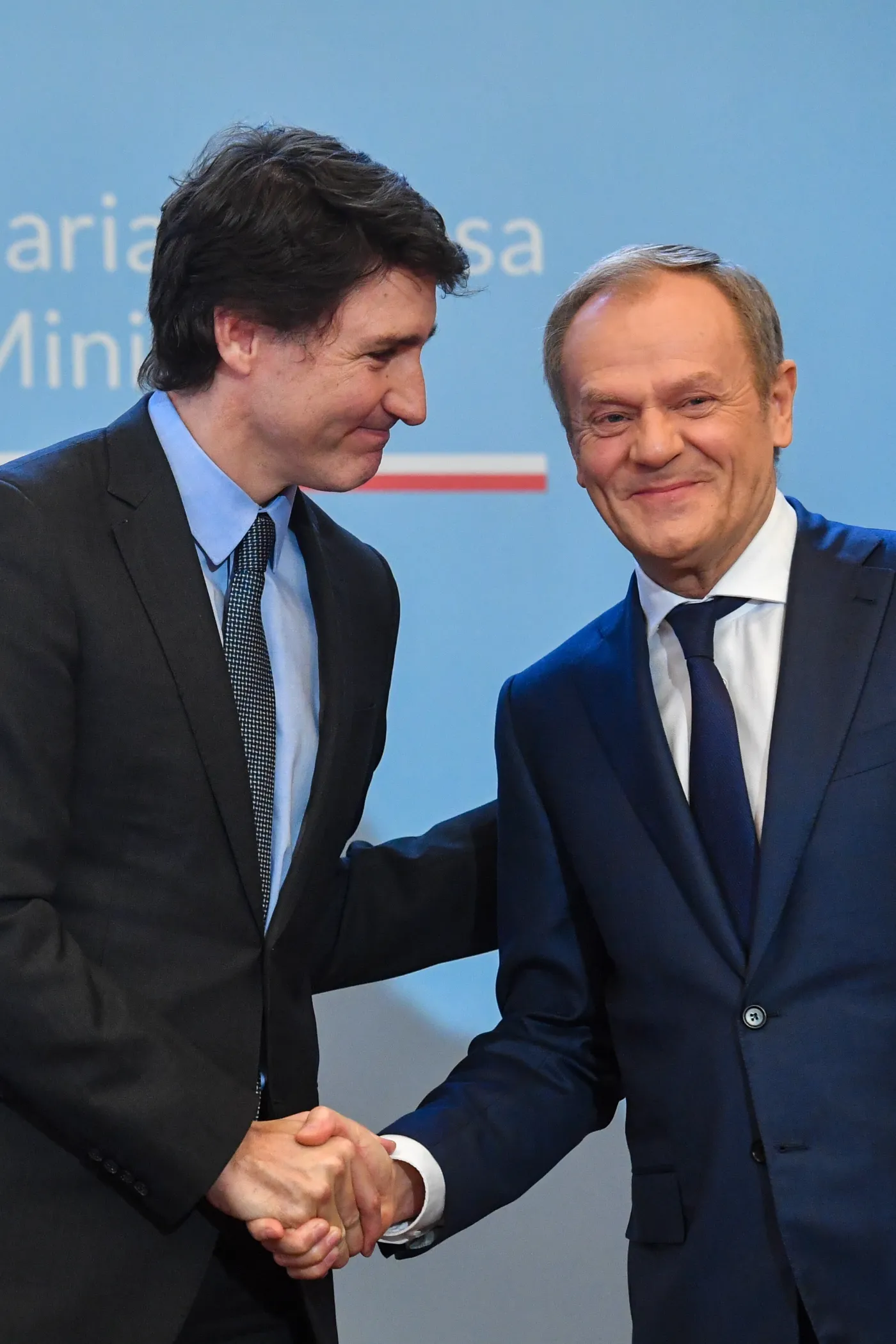 Donald Tusk i Justin Trudeau