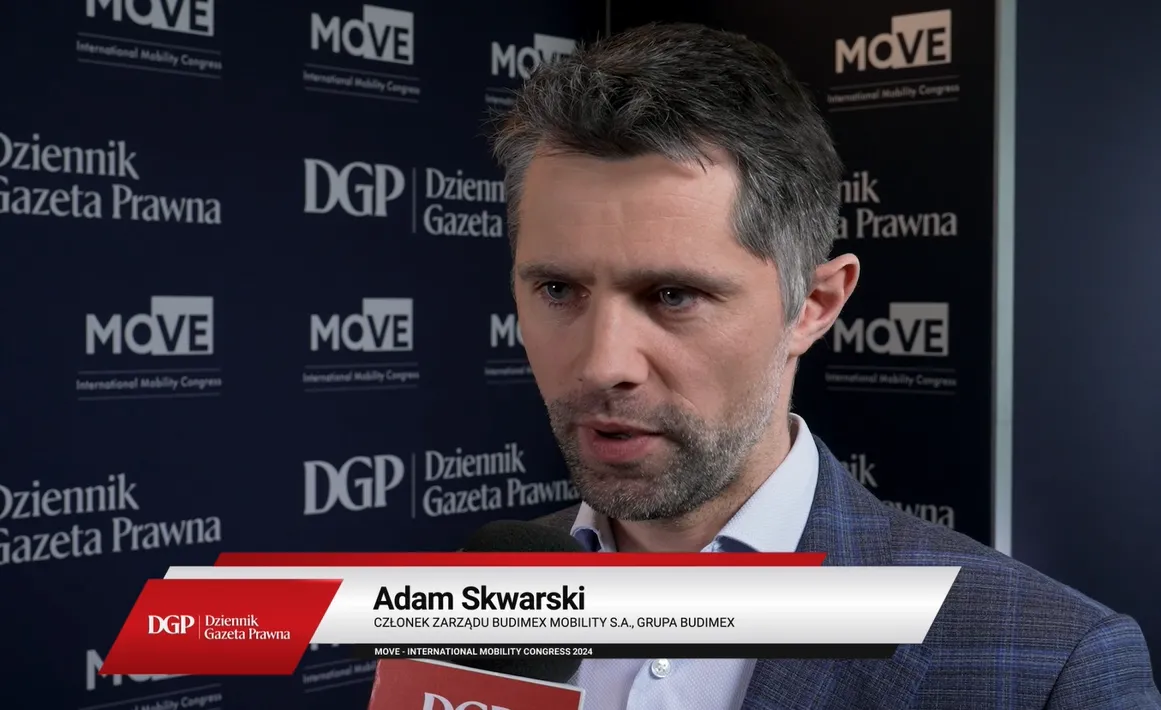 Adam Skwarski, członek zarządu Budimex Mobility 