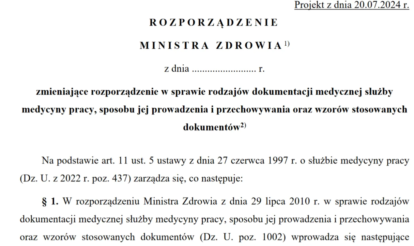 Zmiana w aktach pracowników. Krótki okres przechowywania dokumentów medycznych [ostatnia nowelizacja Kodeksu pracy]