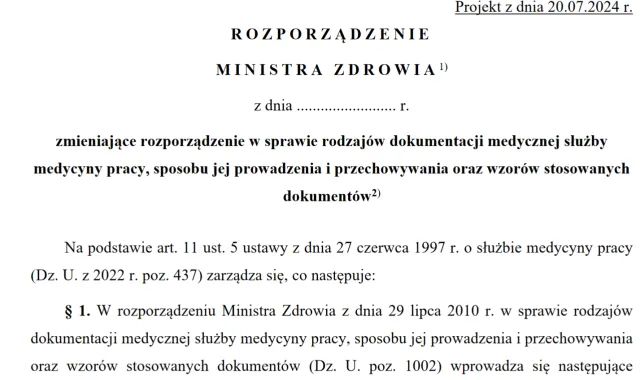 Zmiana w aktach pracowników. Krótki okres przechowywania dokumentów medycznych [ostatnia nowelizacja Kodeksu pracy]