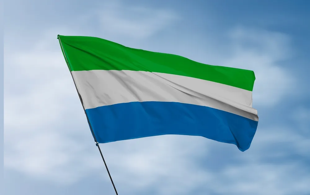 Flaga Sierra Leone