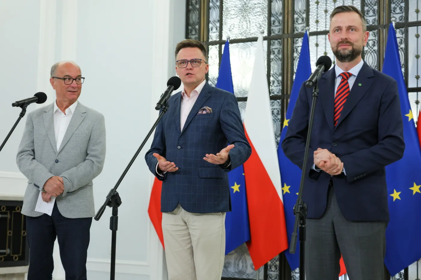 Włodzimierz Czarzasty, Szymon Hołownia, Władysław Kosiniak-Kamysz