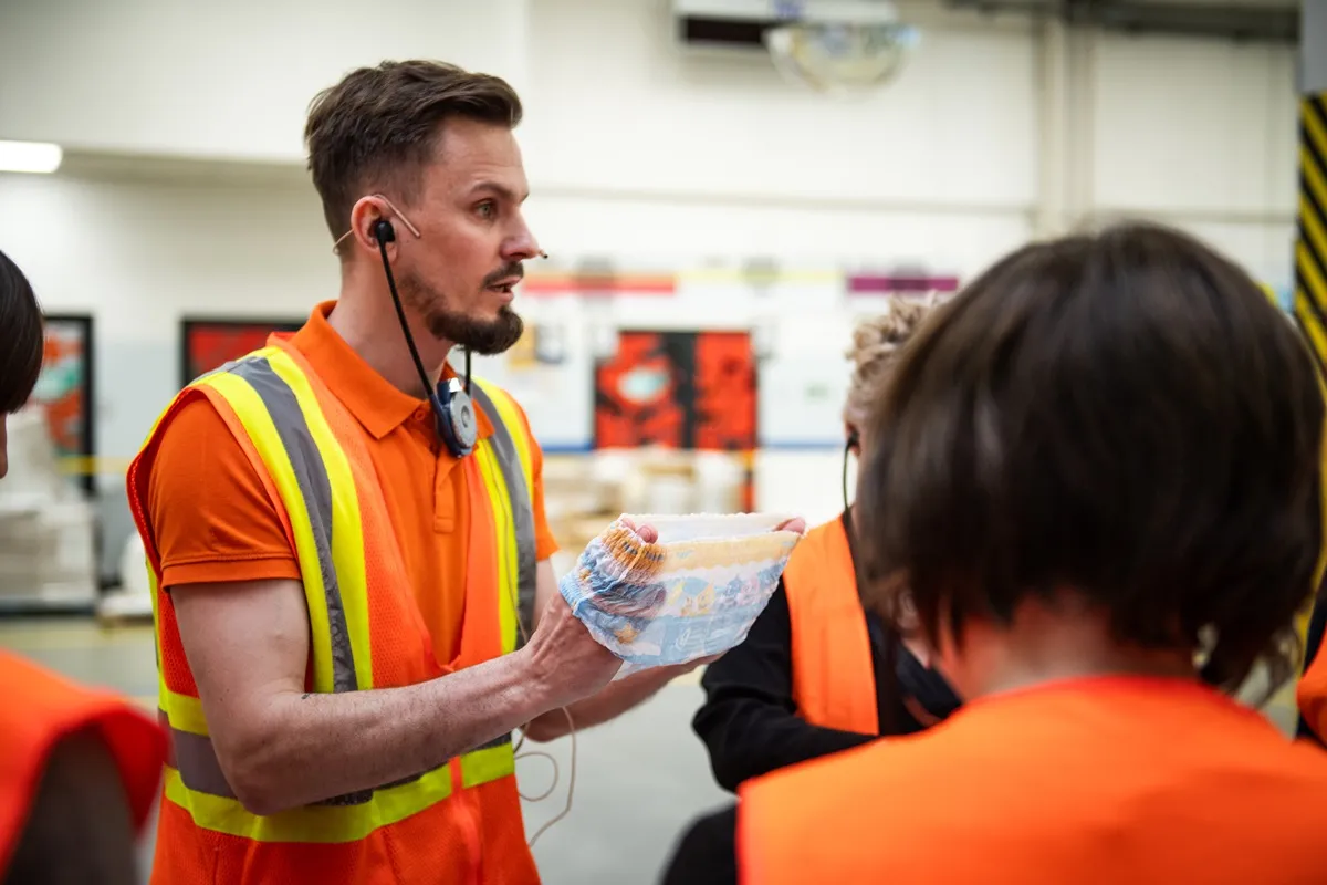 Z pieluszek produkowanych w warszawskiej fabryce Procter 