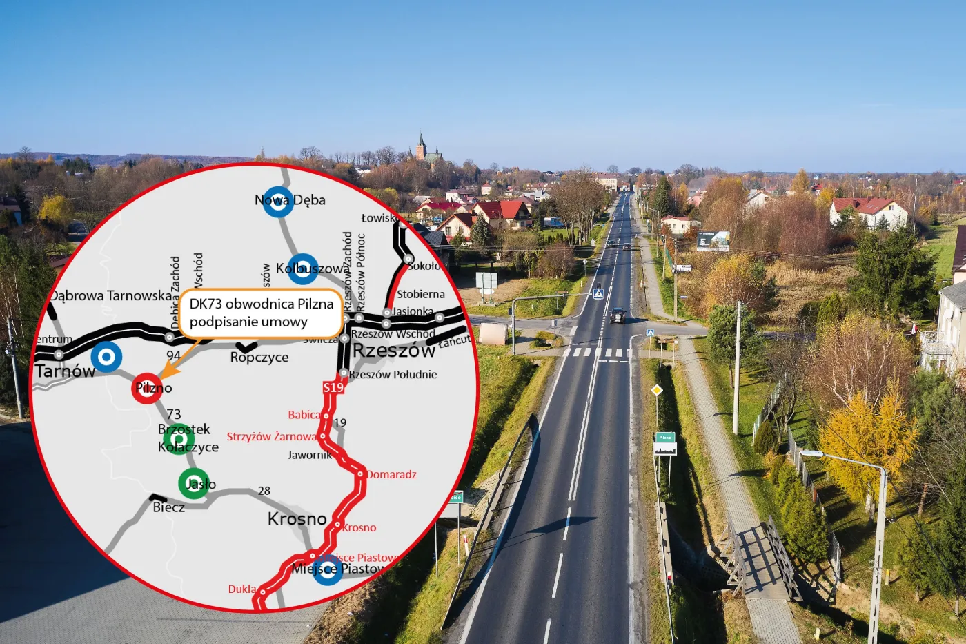 To będzie fragment strategicznej drogi. Tak będzie wyglądać obwodnica Pilzna [WIZUALIZACJA]