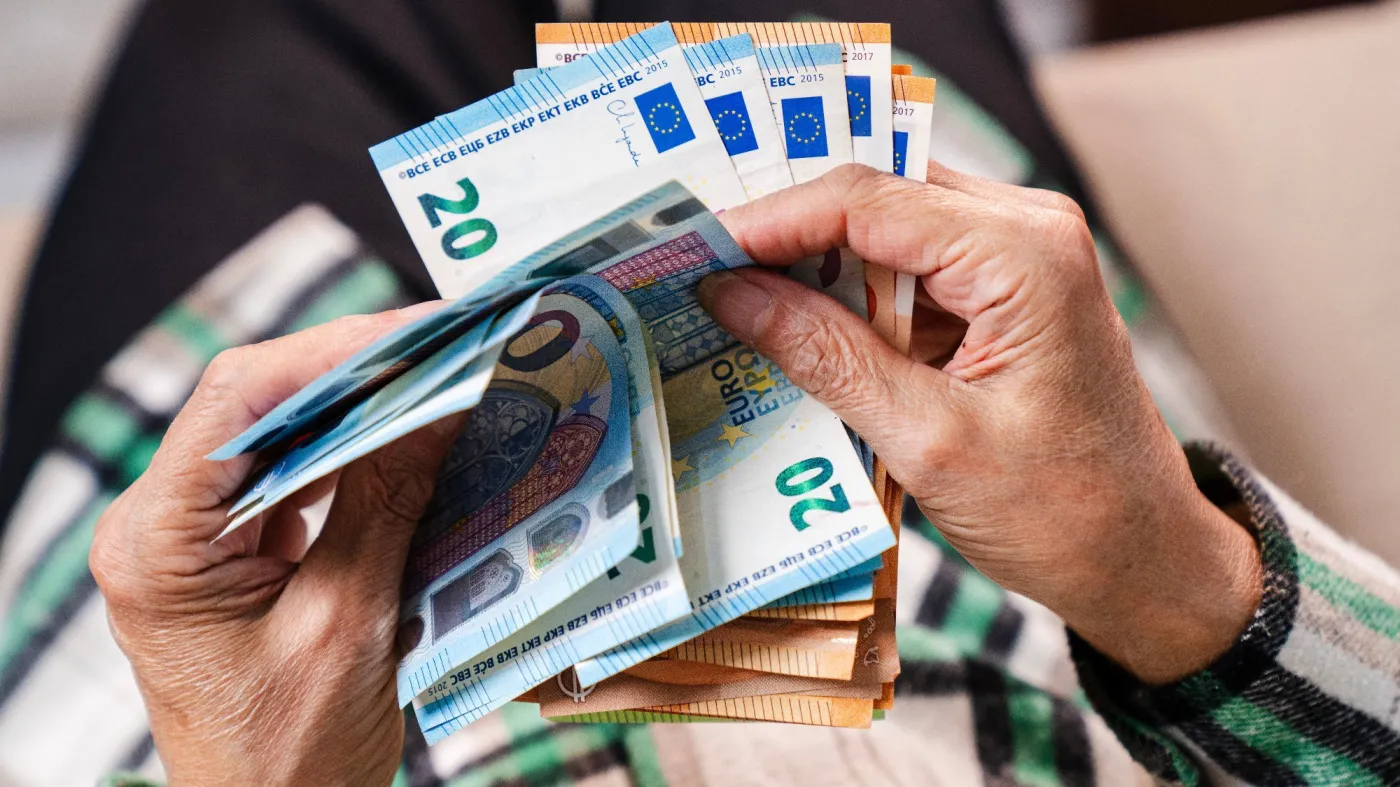 Euro, pieniądze, emerytura