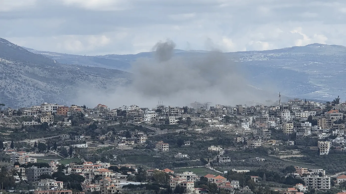The,Lebanese-israeli,Conflict,Smoke,Rises,After,An,Israeli,Airstrike,And