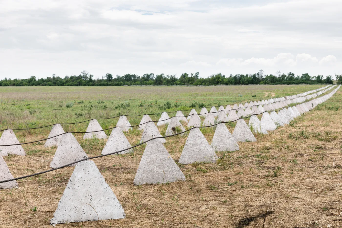 Ukraina linia obronna wojna w Ukrainie