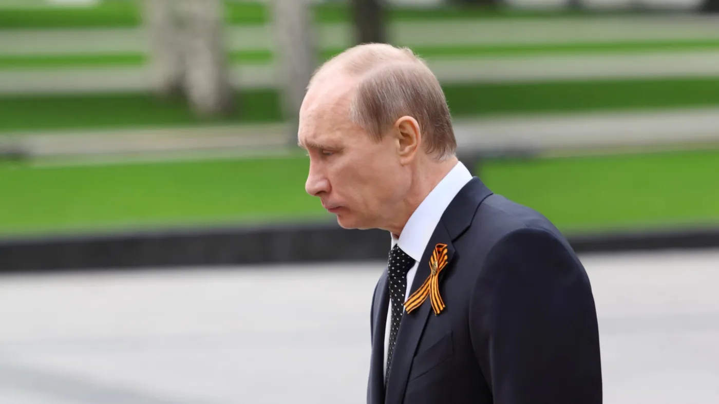Putin podczas przechadzki