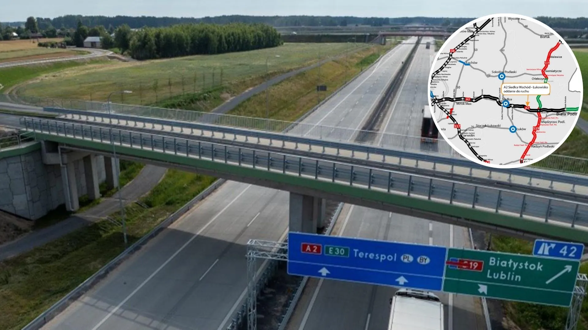 Wschodnia Polska połączona z Warszawą. Autostrada A2 została wydłużona