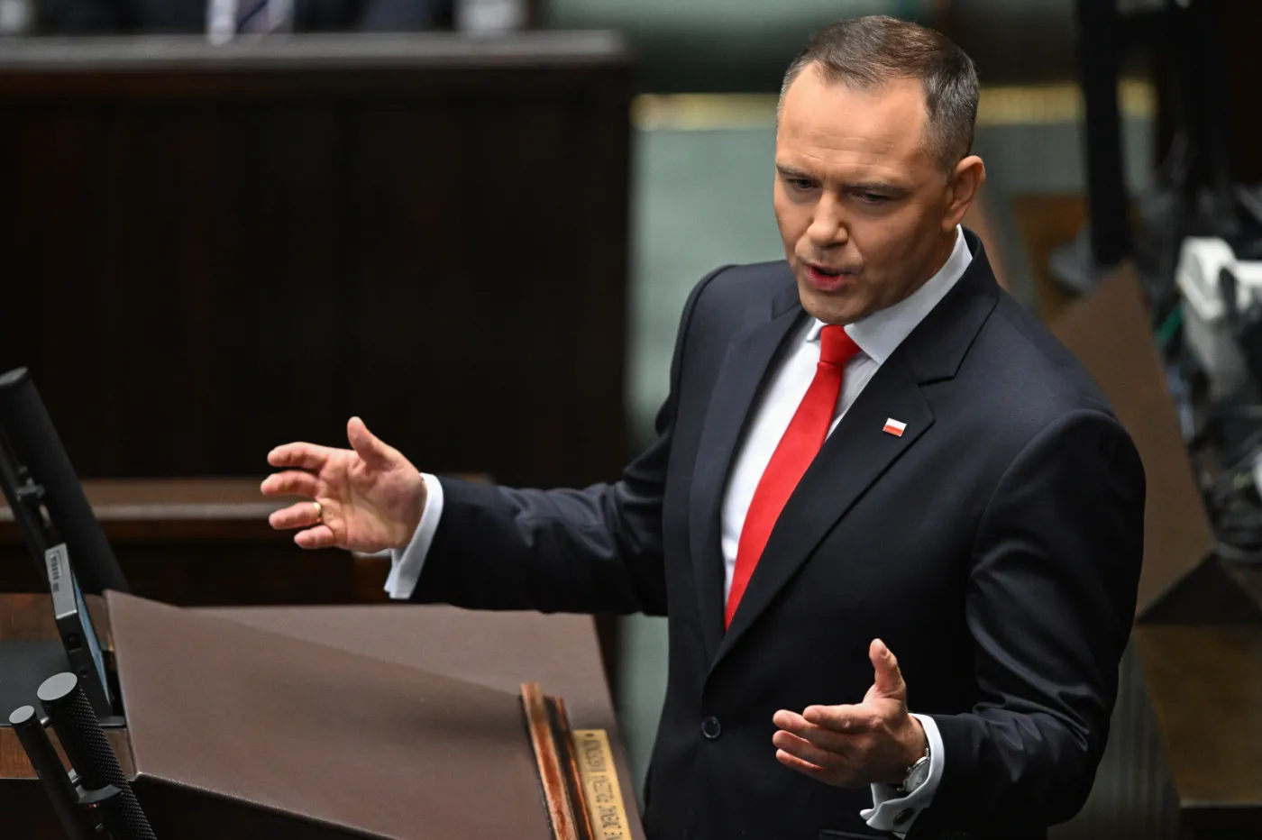 "Nie dla nielegalnej imigracji, nie dla euro". Orędzie prezydenta Karola Nawrockiego