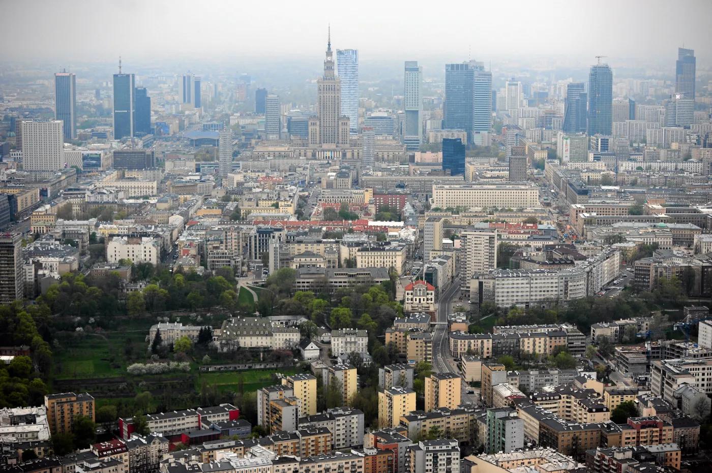 Warszawa z lotu ptaka - zdjęcia lotnicze [część 2]