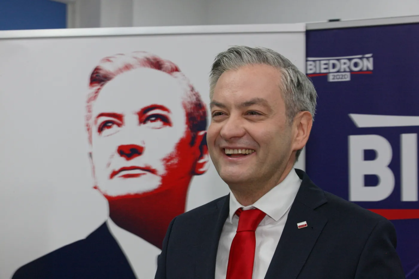 Biedroń o 8 proc. poparcia w sondażu prezydenckim: Wynik motywuje do pracy