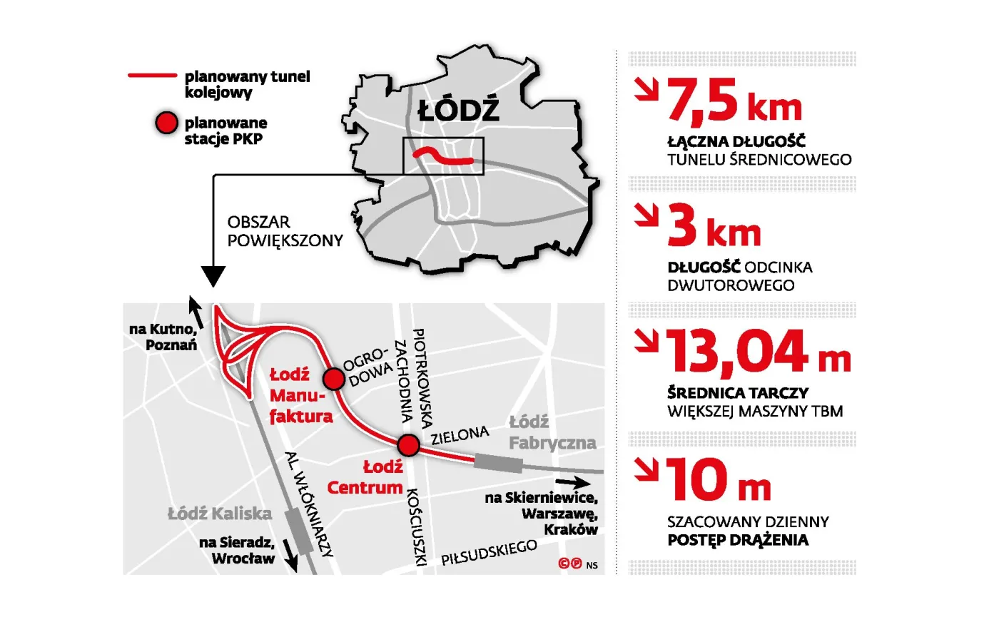 Budowa tunelu pod Łodzią łapie coraz większe opóźnienie