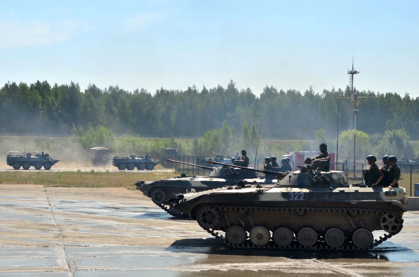 Białoruskie wojsko w gotowości. Odbywają się manewry taktyczne na Grodzieńszczyźnie