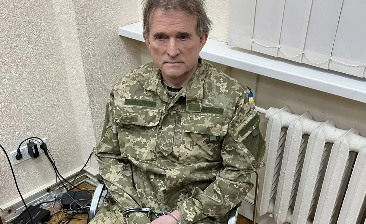 Zełenski: Zatrzymano prorosyjskiego polityka Wiktora Medwedczuka. To kum Putina