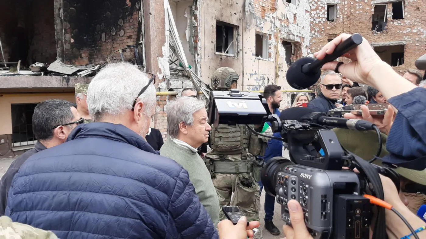 Rosja - stały członek Rady Bezpieczeństwa ONZ - ostrzelała sekretarza generalnego organizacji