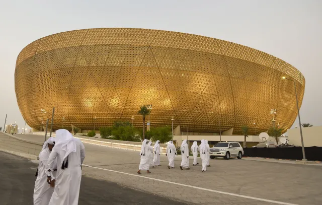 Mundial 2022: spektakularne stadiony Kataru. Na których zagrają Polacy? [ZDJĘCIA]