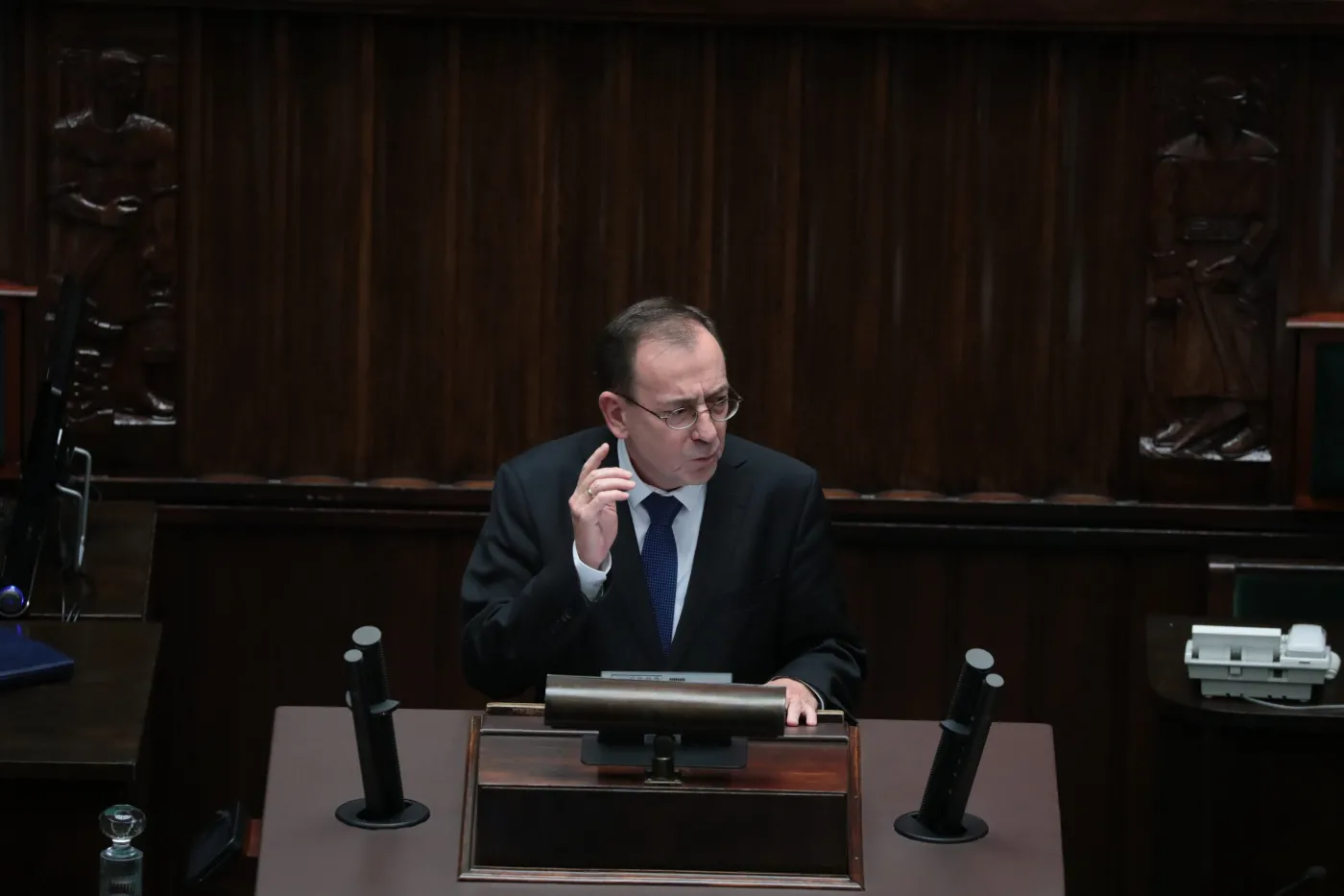 Kamiński: Zdecydowałem o zawieszeniu do odwołania ruchu na przejściu granicznym w Bobrownikach