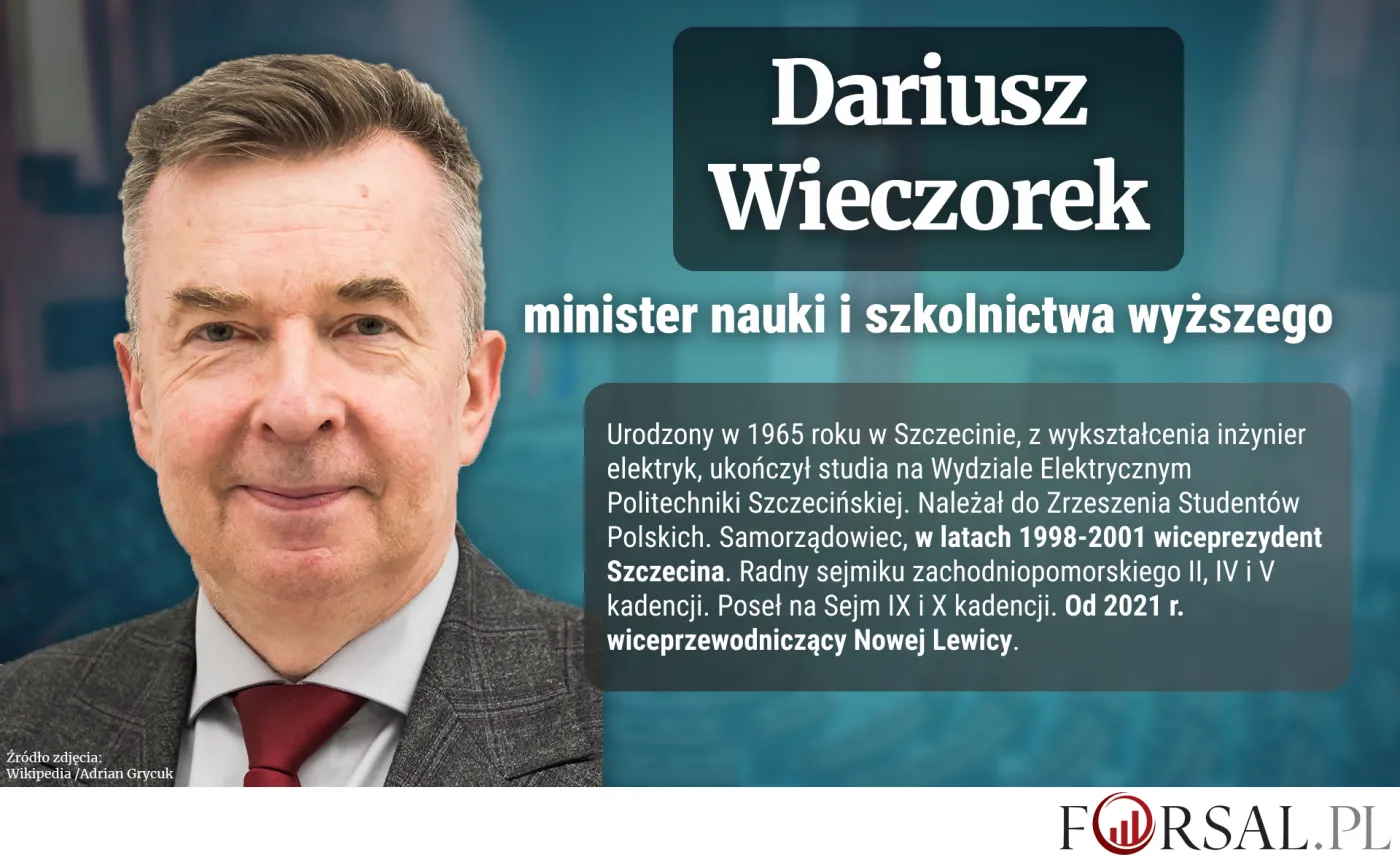 Kim jest Dariusz Wieczorek? Minister nauki i szkolnictwa wyższego [BIOGRAM]