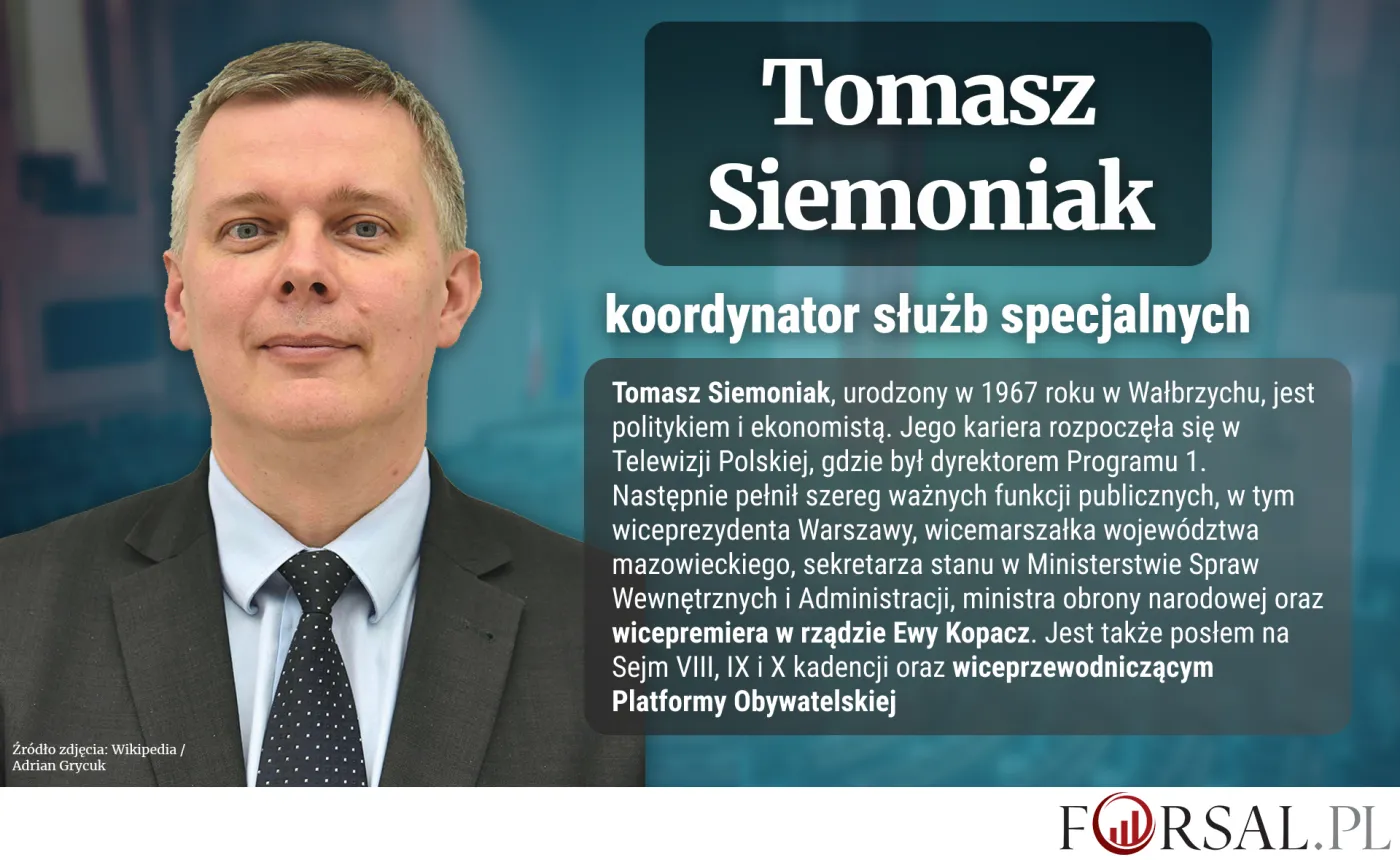 Kim jest Tomasz Siemoniak? Koordynator służb specjalnych [BIOGRAM]