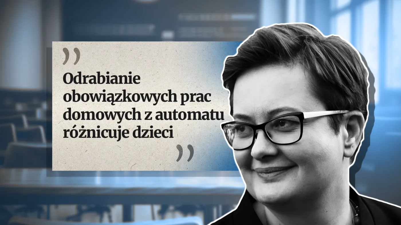 "Z automatu różnicuje dzieci". Wiceminister edukacji dla DGP o pracach domowych