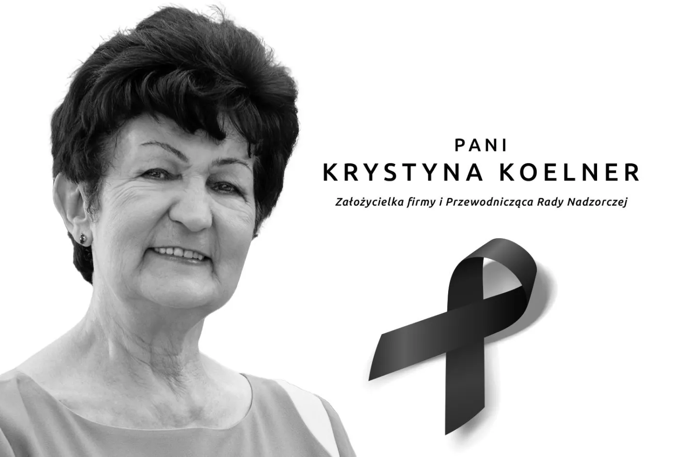 Krystyna Koelner nie żyje. "Stworzyła firmę będącą obecnie globalnym liderem"