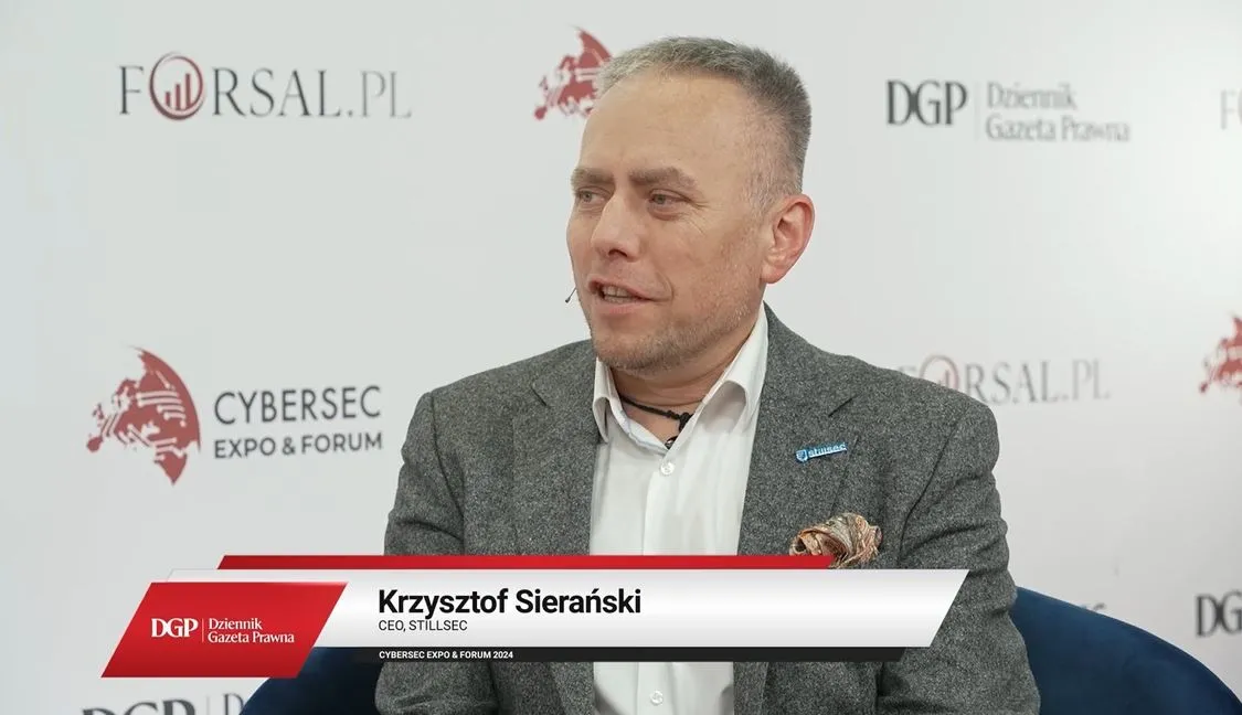 Organizacje potrzebują przewodnika na czas legislacyjnego tsunami w sferze cyfrowej - rozmowa z Krzysztofem Sierańskim z firmy Stillsec podczas CYBERSEC CEE EXPO & FORUM 2024
