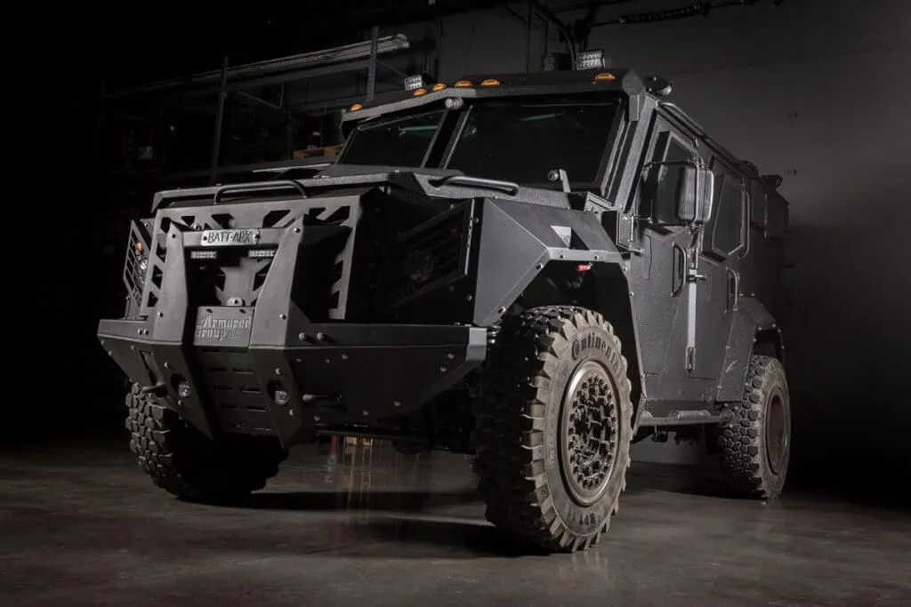 Jedna z opancerzonych maszyn, znajdujących się w ofercie firmy. Fot: The Armored Group