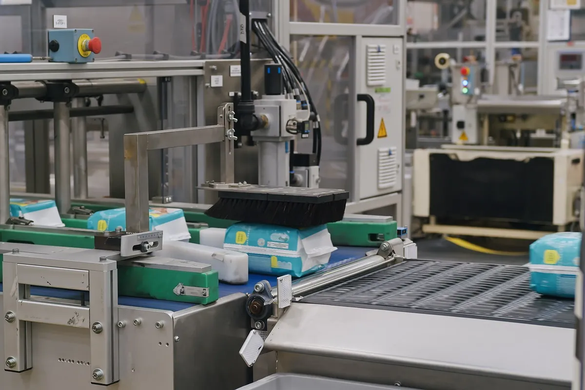 Z pieluszek produkowanych w warszawskiej fabryce Procter 