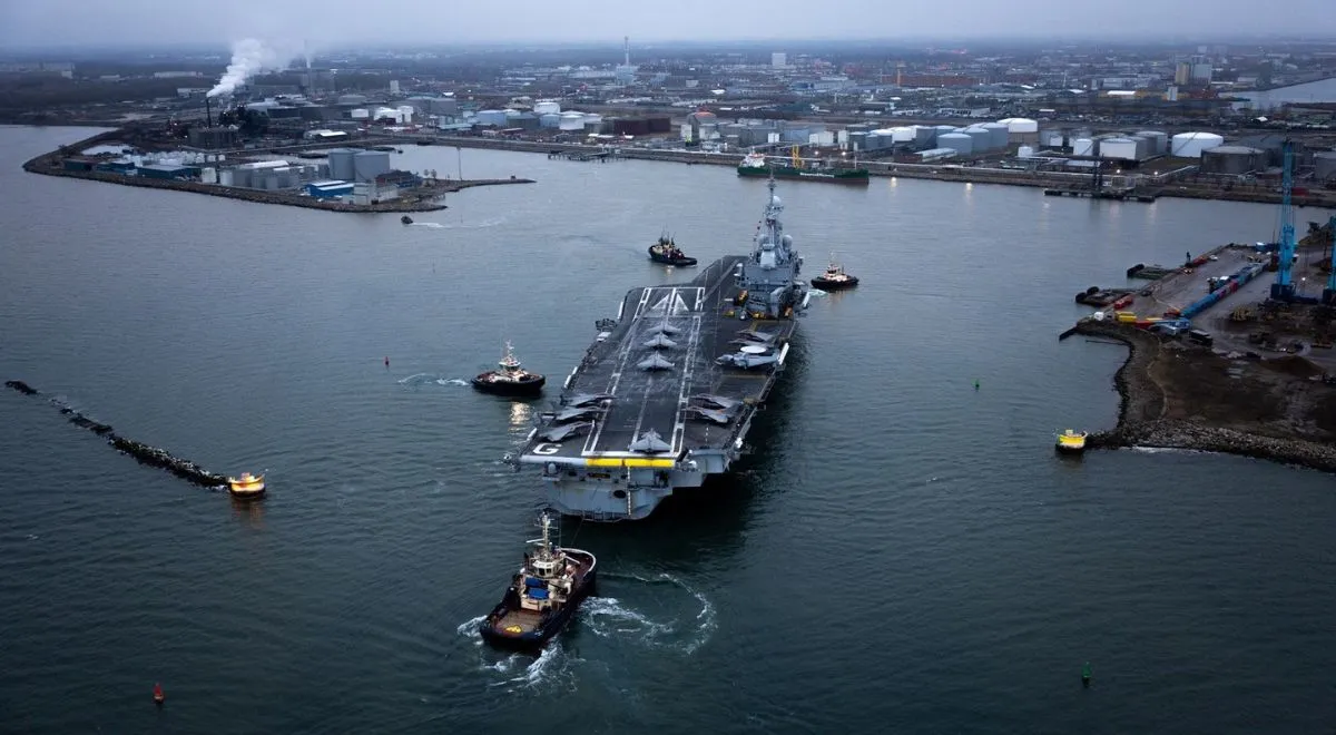 Rosyjski dron przy francuskim lotniskowcu. Poważny incydent u wybrzeży Szwecji