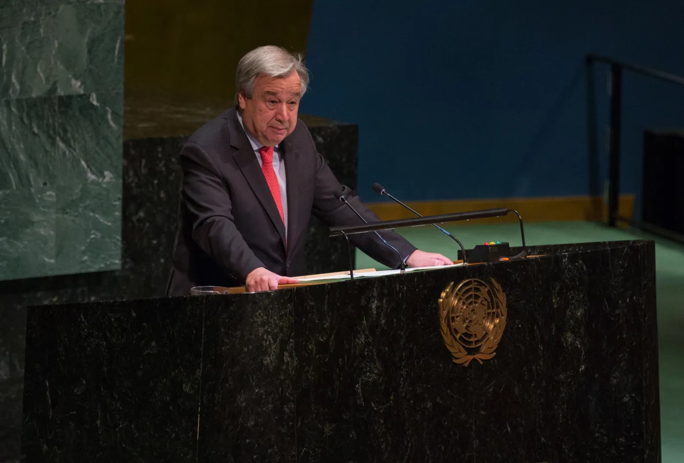 Secretary-general,António,Guterres,Makes,Remarks,At,The,Opening,Of,The