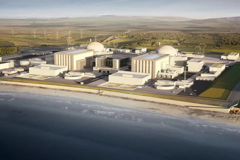 Wizualizacja brytyjskiej elektrowni Hinkley Point C