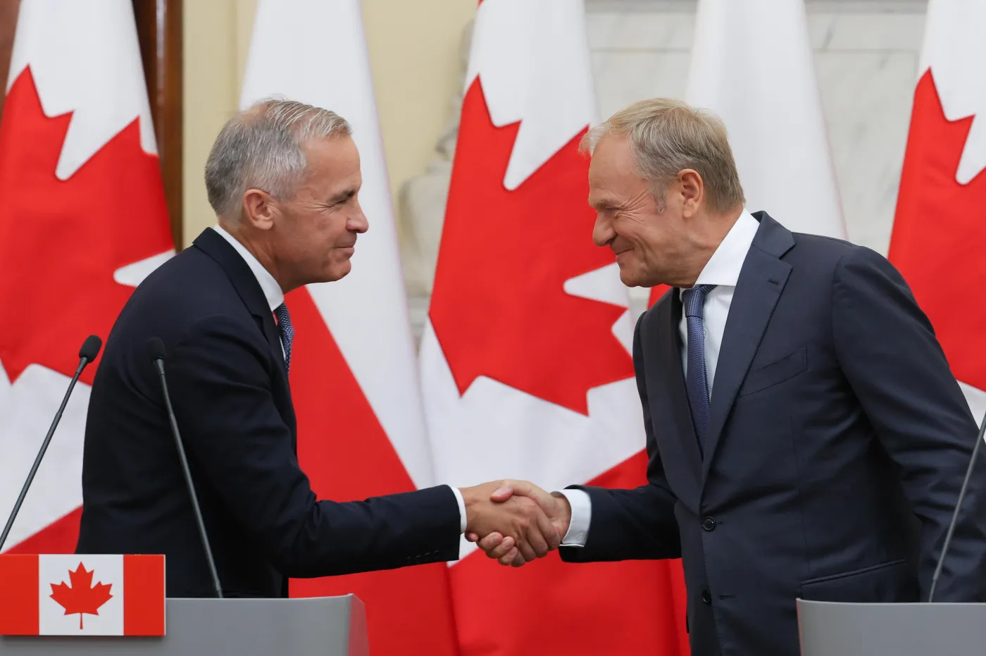 Spotkanie premierów Polski i Kanady. Deklaracja o strategicznej współpracy i pomocy Ukrainie