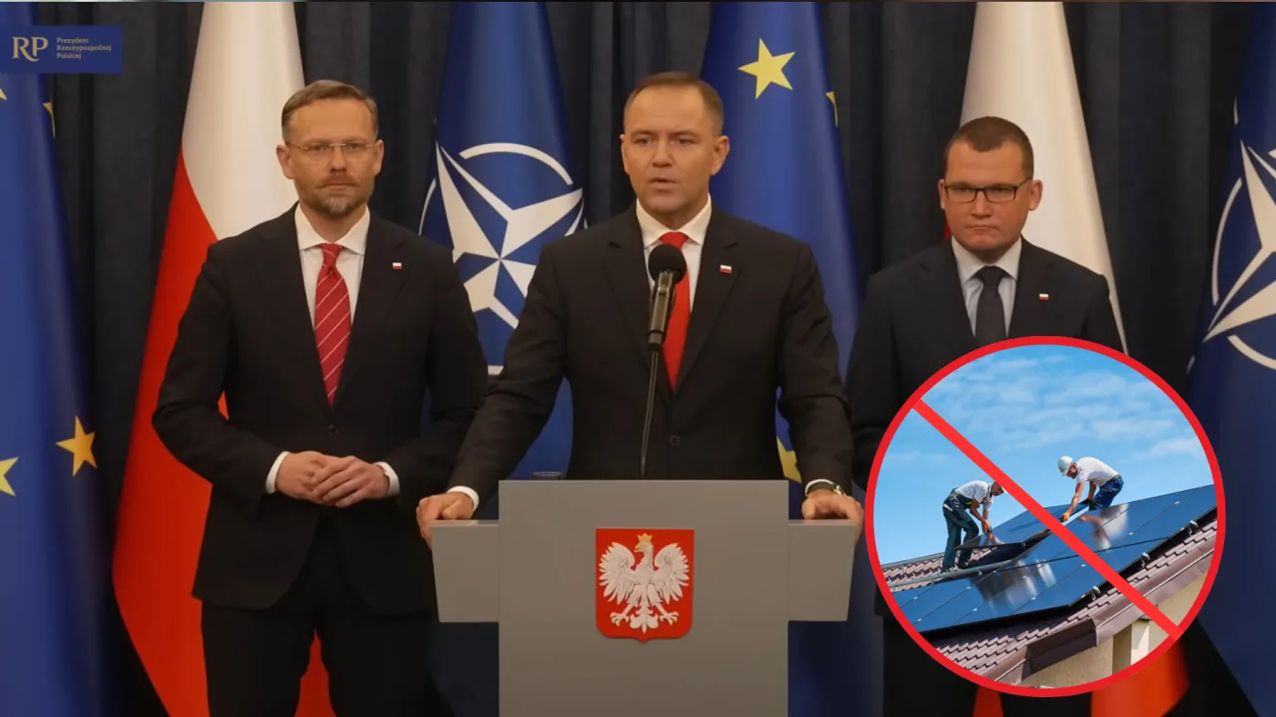 Jest kolejne weto Prezydenta Karola Nawrockiego: nie będzie tańszych rachunków za energię i łatwo dostępnej fotowoltaiki. Moc instalacji pozostanie ograniczona, a ich montaż dalej można zablokować