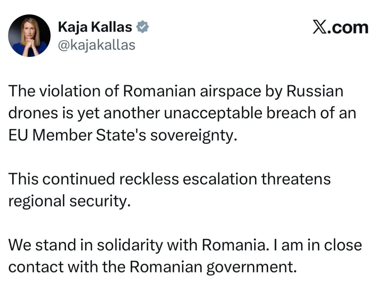 Kajak Kallas x.com