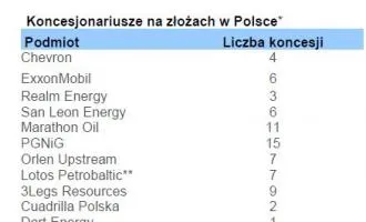 Gaz łupkowy w Polsce: Koncesje PGNiG i PKN Orlen na wydobycie gazu łupkowego są warte miliardy