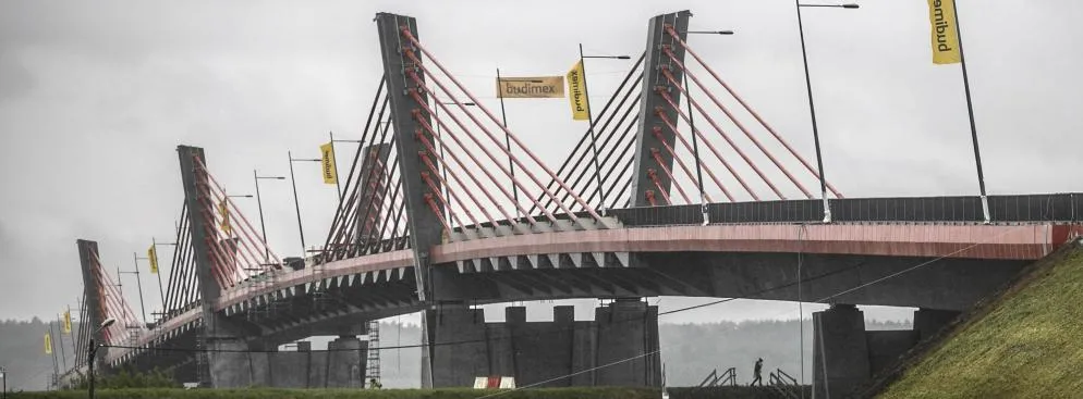 Most w Kwidzynie - największy most extradosed w Europie (ZDJĘCIA)