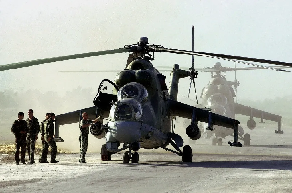 Ługańsk: Prorosyjscy terroryści zestrzelili dwa ukraińskie śmigłowce Mi-24