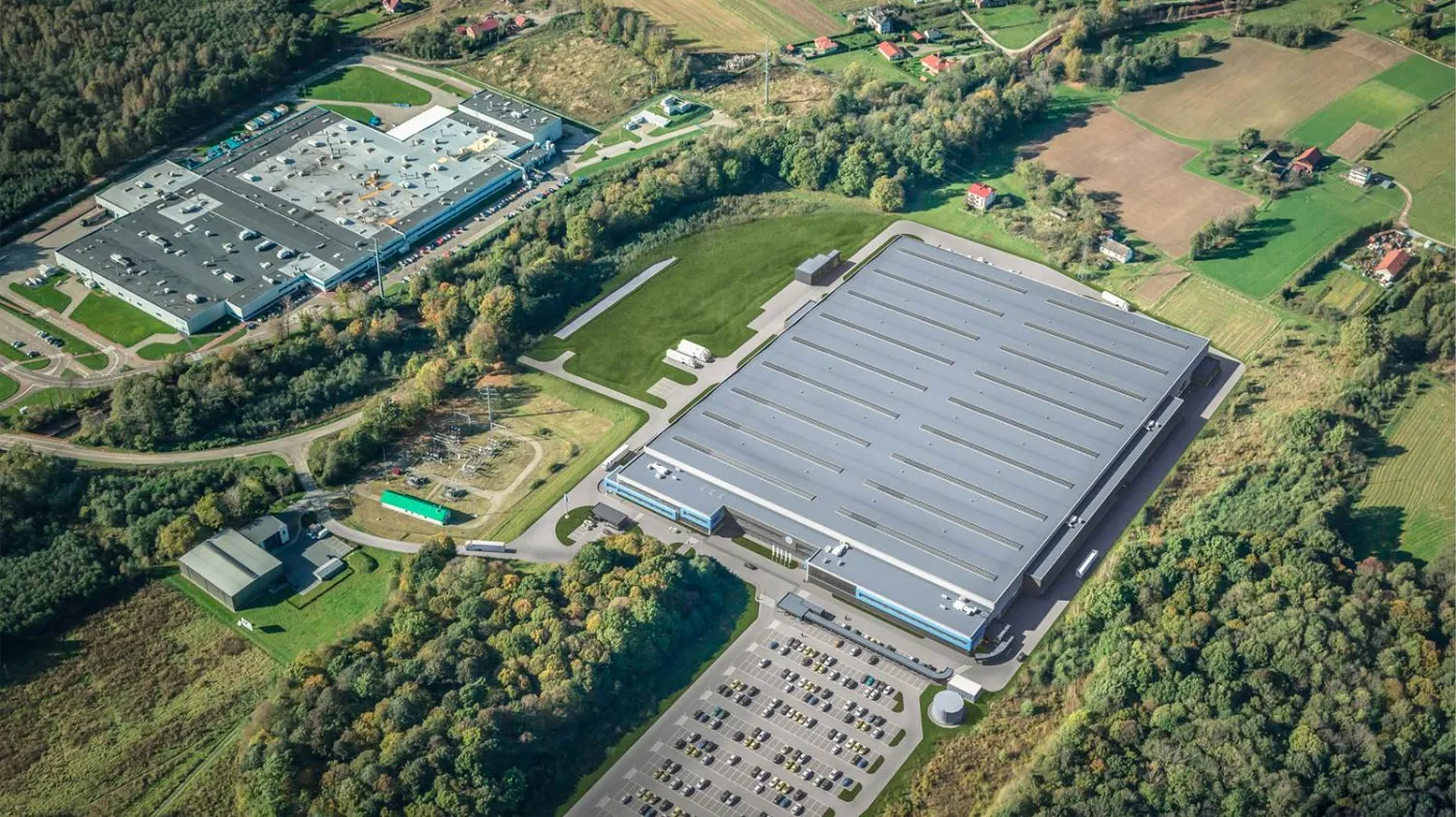 GE Bielsko-Biała - fabryka z lotu ptaka