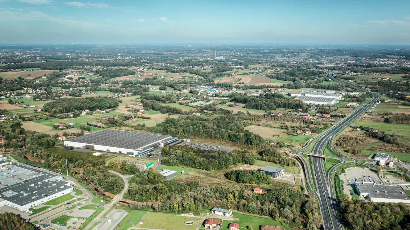 GE Bielsko-Biała lokalizacja obok trasy S69