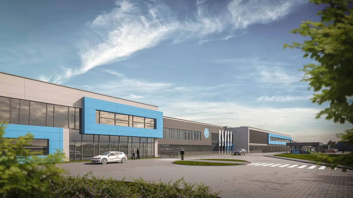 GE Bielsko-Biała - fabryka z zewnątrz