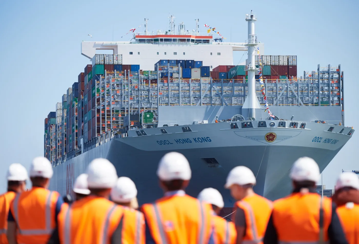 Do Gdańska wpłynął największy kontenerowiec świata [ZDJĘCIA]